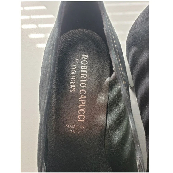 BNWT Roberto Capucci Black Heels made  in Italy 7.5 - Picture 7 of 10